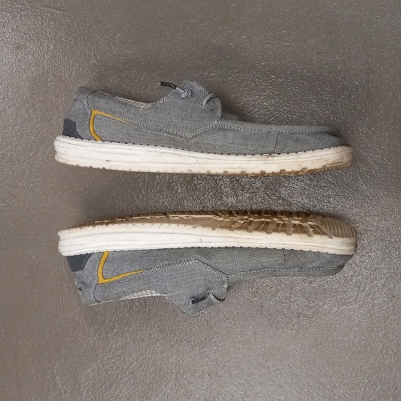 hey dude Welsh Chambray Grey shoes - Picture 3 of 9